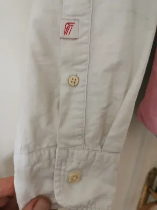 Camisa Shaheko Talla M Rosa y Blanca