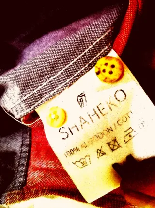 Camisa Shaheko Talla M Rosa y Blanca