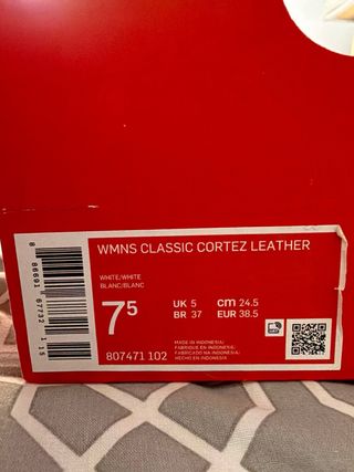 Nike Cortez Azul y Blanco