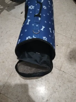 Transportín tela perro/gato hasta 5kg