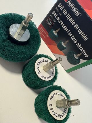 Set Lijado Vellón Parkside PVSG 3 A1