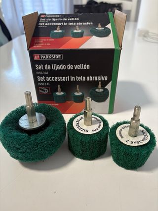 Set Lijado Vellón Parkside PVSG 3 A1
