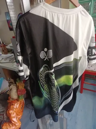 Maglietta Smog Uomo Taglia XXL Design Tennis