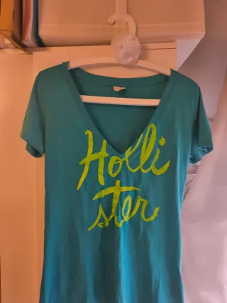 Camiseta Hollister Teal
