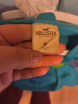 Camiseta Hollister Teal