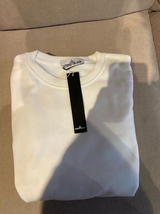 Jersey Stone Island Blanco Talla M