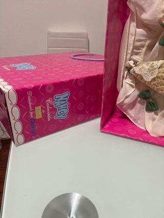 Muñeca Nancy Quiron Vestido Blanco