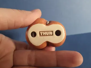 Deliziosa Coppia volpi Thun con cuore dorato