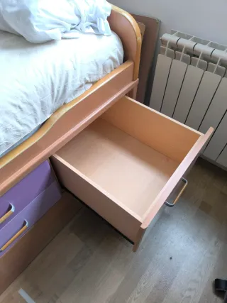 Cama nido con almacenaje