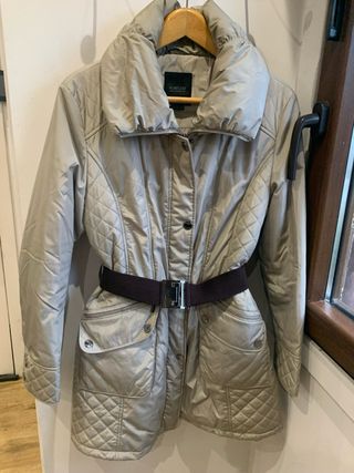 Abrigo Forecast Beige Marrón Talla M