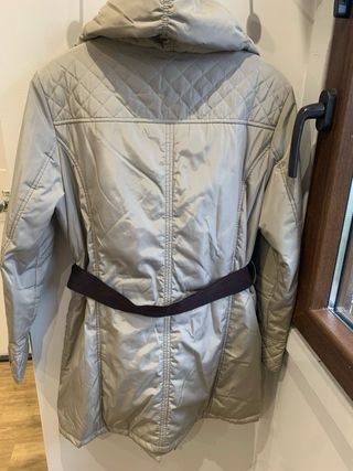 Abrigo Forecast Beige Marrón Talla M