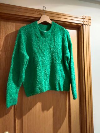 Jersey Lefties verde tejido gordo talla M