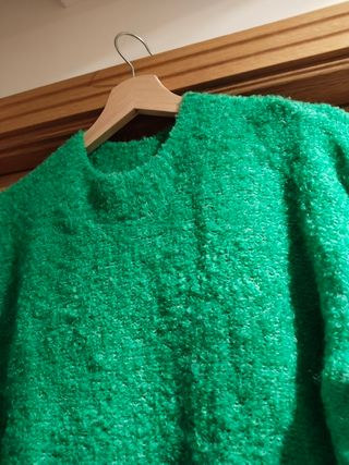 Jersey Lefties verde tejido gordo talla M