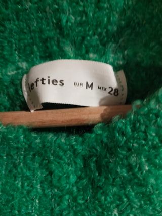 Jersey Lefties verde tejido gordo talla M