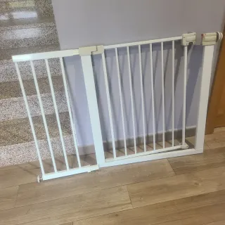 2 Barandillas de seguridad blanca para escaleras