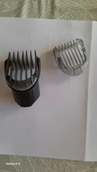 Peines para cortapelos (negro y plateado)