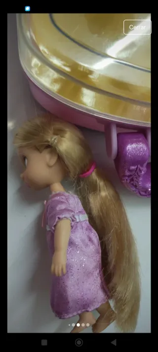 Maletín Muñeca Rapunzel con Accesorios