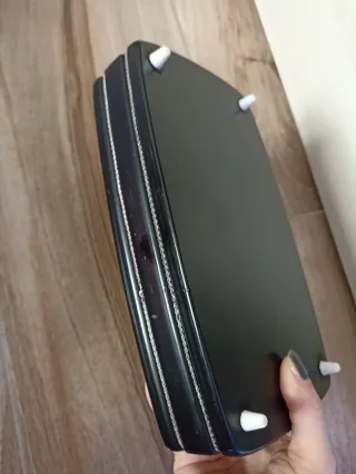 Portagioie vintage con paesaggio montano