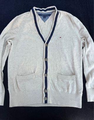 Jersey Cardigan Tommy Hilfiger Beige Talla M