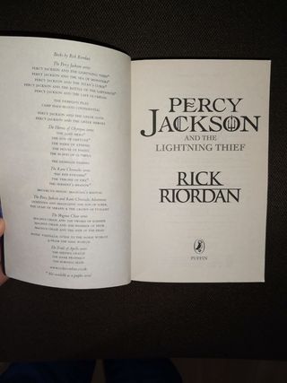 Percy Jackson and the Lightning Thief (Book 1)
