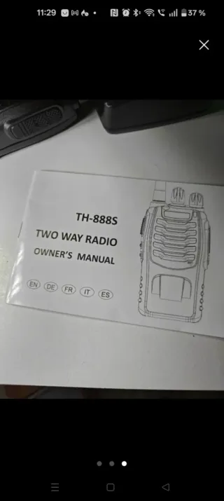 Walkie Talkie Baofeng PMR Negro
