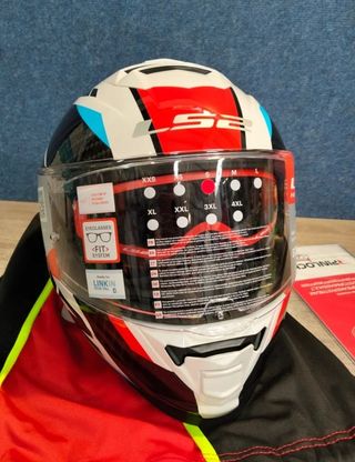 Casco moto LS2 Storm II Racer talla S