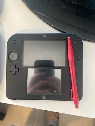 Nintendo 3DS blu + caricatore + Inazuma Eleven GO