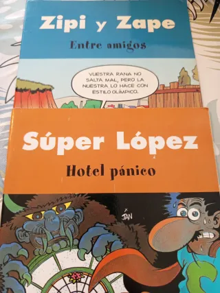 Lote Cómics Zipi y Zape y Súper López