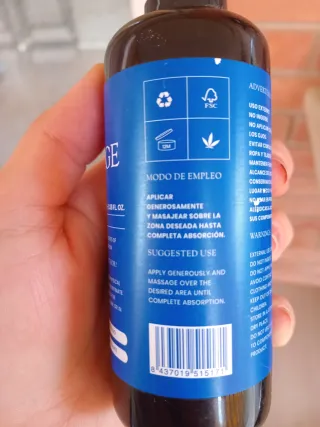 Aceite Masaje CBD The Beemine Lab 100ml