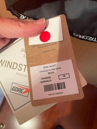 NUEVA Chaqueta mujer ETXEONDO DENA talla M