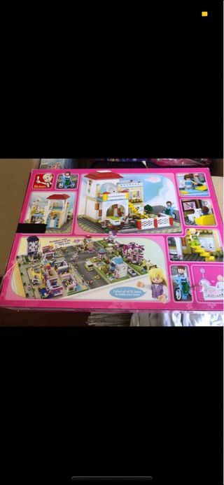 Lote 2 juegos memory y construcción