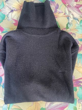 Jersey “GANT” de lana cuello cisne XL , azulmarino