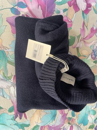 Jersey “GANT” de lana cuello cisne XL , azulmarino