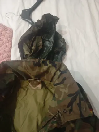 Chaqueta militar tres cuartos camuflaje