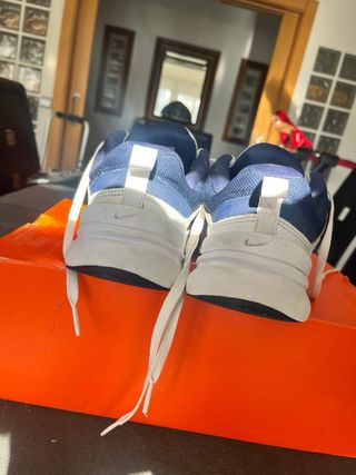 Zapatillas Nike Deportivas Blancas y Azules