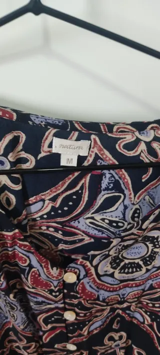 Vestido estampado Natura