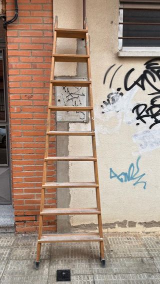 Escalera de madera 9 pasos