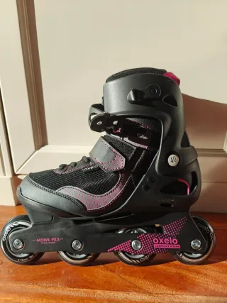 Patines en línea Oxelo Talla 40 Negro/Morado
