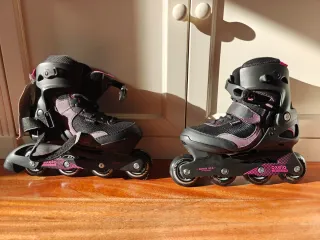 Patines en línea Oxelo Talla 40 Negro/Morado