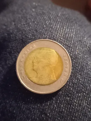 Moneta Thailandia 10 Baht