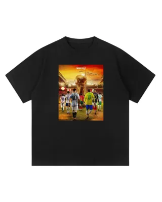 Camiseta Negra con Ronaldinho