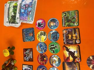 Lote Colección Gormiti Tazos Cromos Figuras