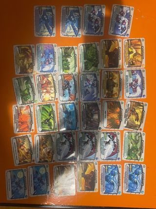 Lote Colección Gormiti Tazos Cromos Figuras
