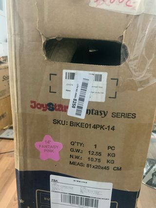 Bicicleta Niñas 14” Fantasy Pink