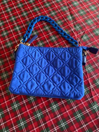 Bolso de fiesta azul Punto Roma