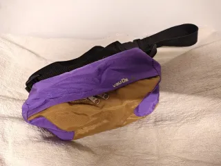 Riñonera Vaude Marrón y Morado