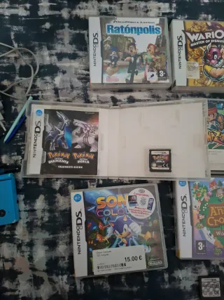 Pacchetto Nintendo DS Blu con Giochi