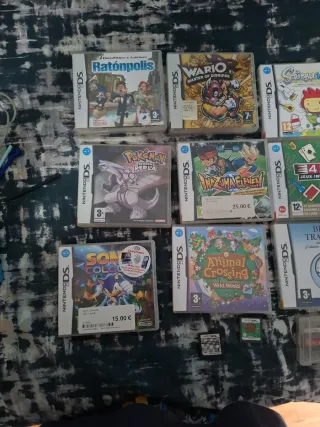 Pacchetto Nintendo DS Blu con Giochi