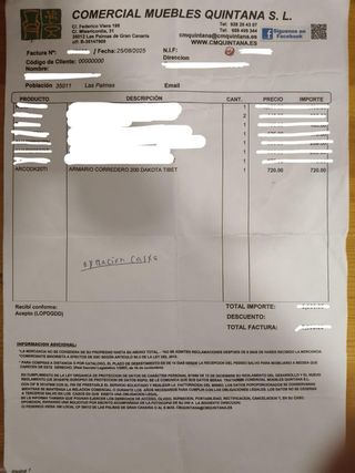 Armario Dakota 2m ancho. Negociable