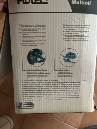 Bomba Eléctrica Gasoil Flotec Multioil